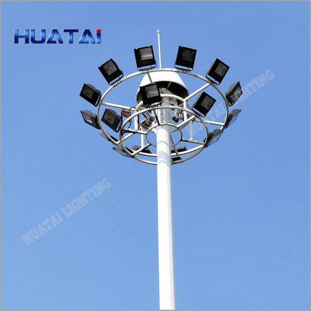 Steel Q235 20m 25m High Mast Flood Light LED Power Flood 