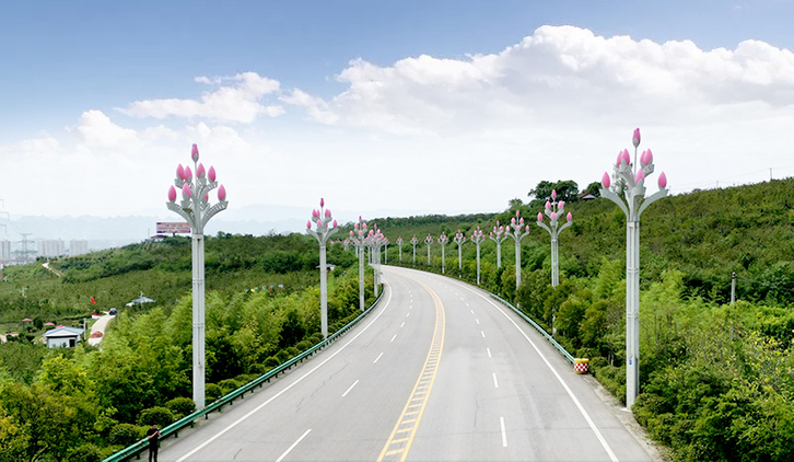 Mianxian Toll Station in Shaanxi Province: Zhuge Avenue